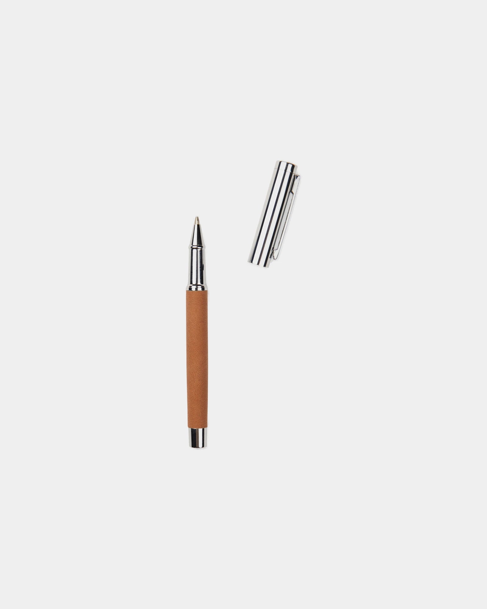 Penna acciaio inox riciclato Vinga Bosler da personalizzare - Marrone