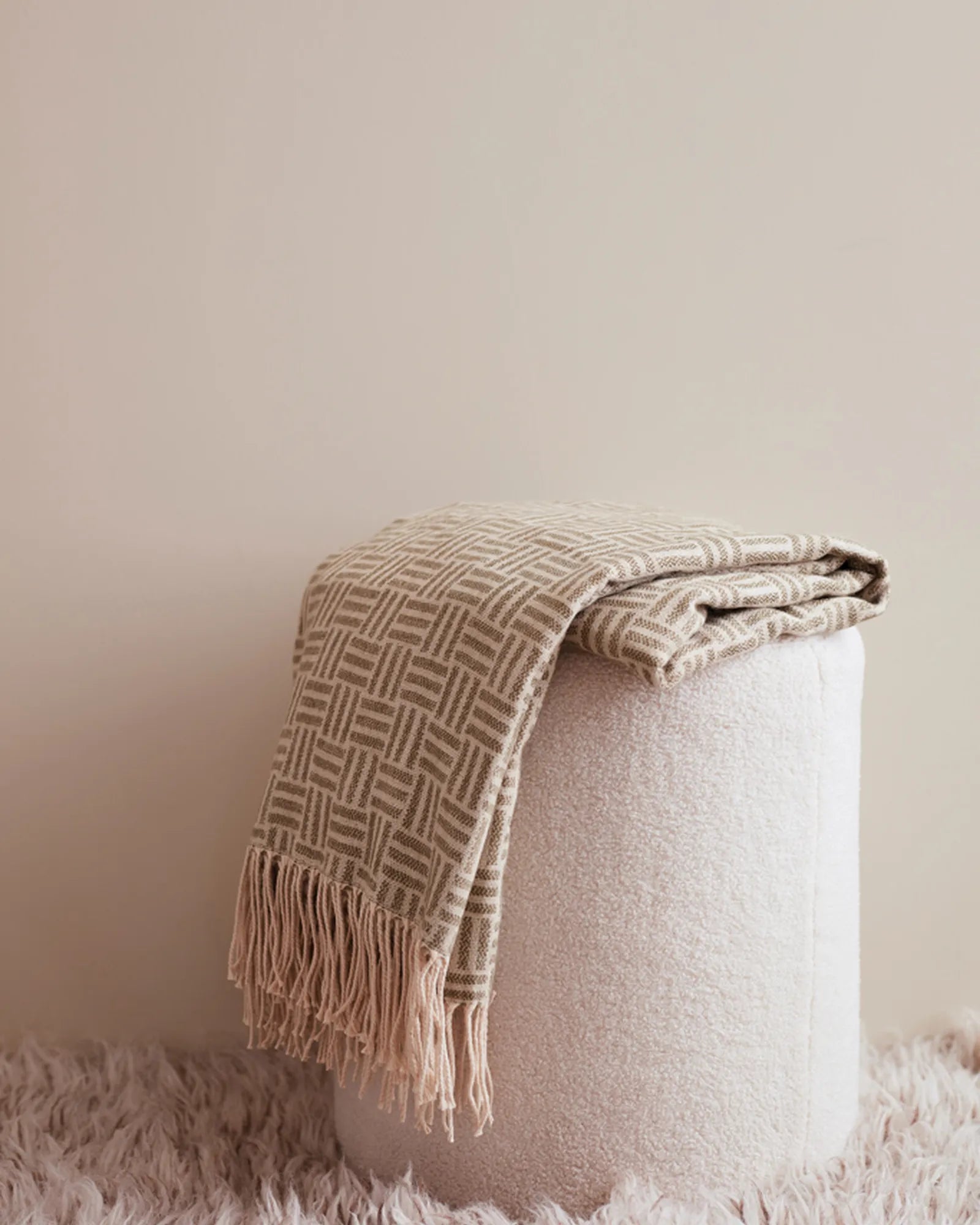 Plaid jacquard acrilico Vinga Lenox da personalizzare - 8