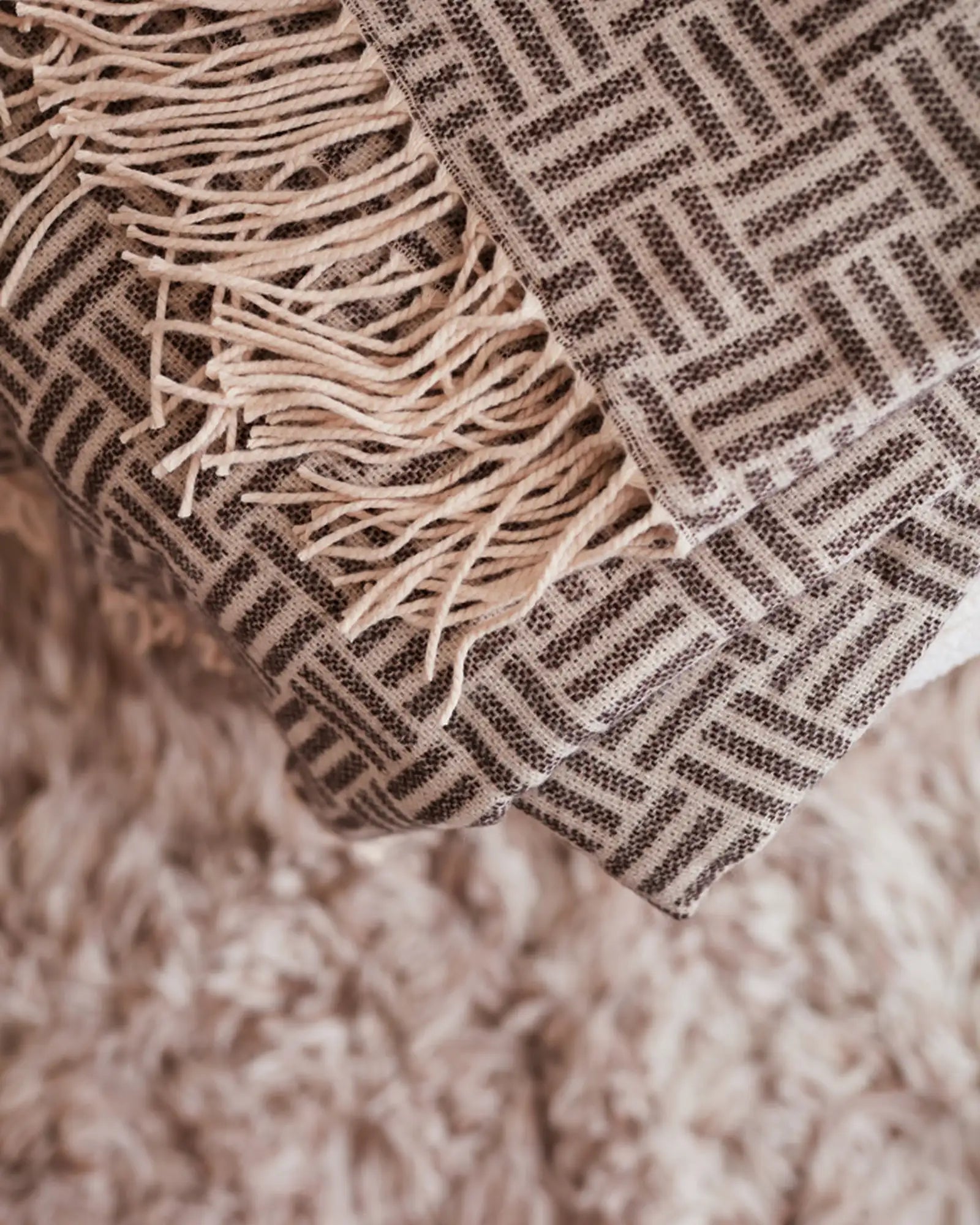 Plaid jacquard acrilico Vinga Lenox da personalizzare - 15