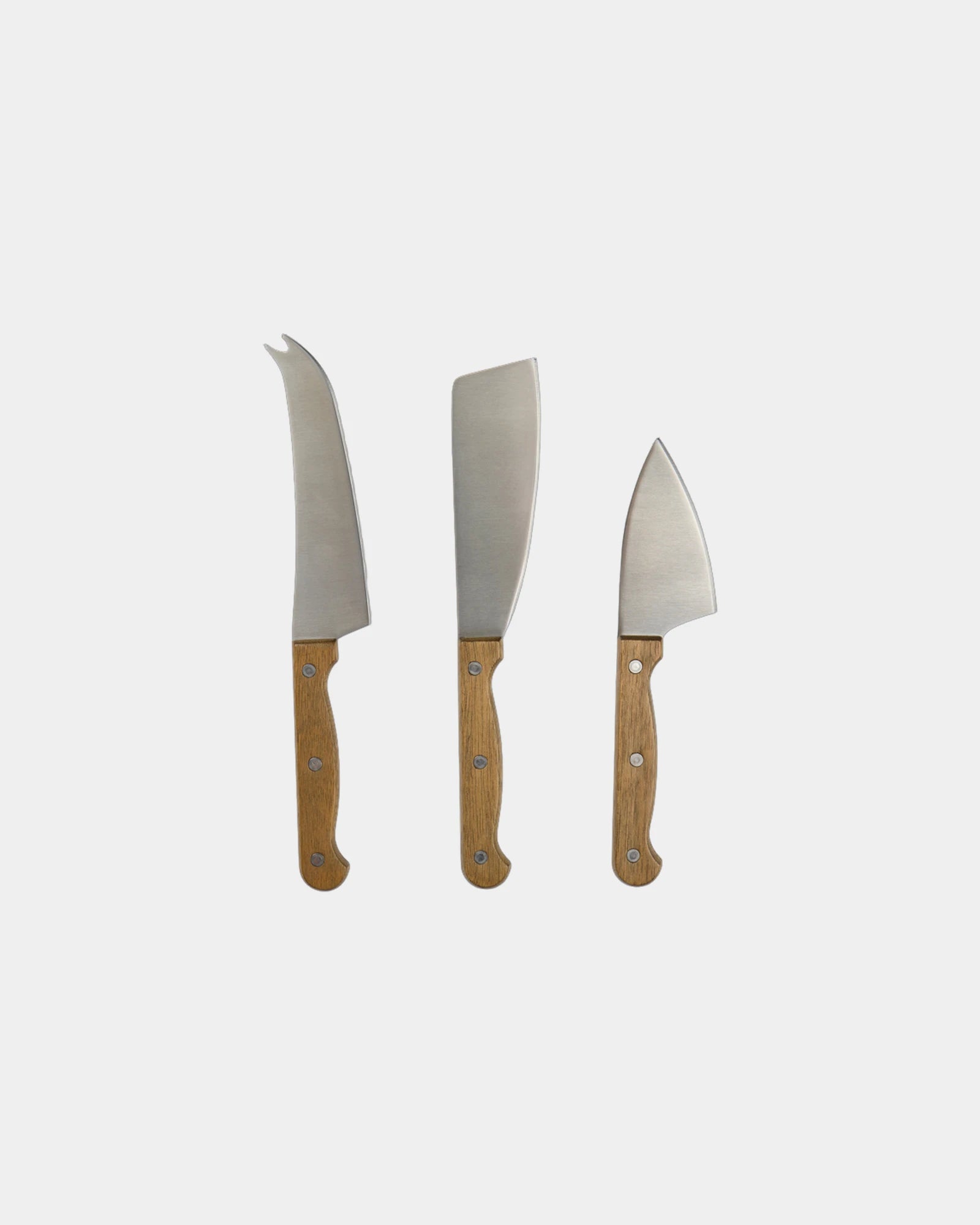 Set formaggio acciaio inox Vinga da personalizzare - Marrone