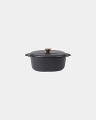 Cocotte in ghisa Vinga Monte Heritage 4L da personalizzare - Nero