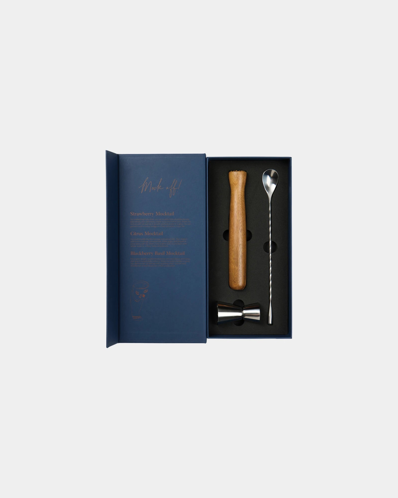 Set cocktail legno FSC Vinga Storia da personalizzare - 2