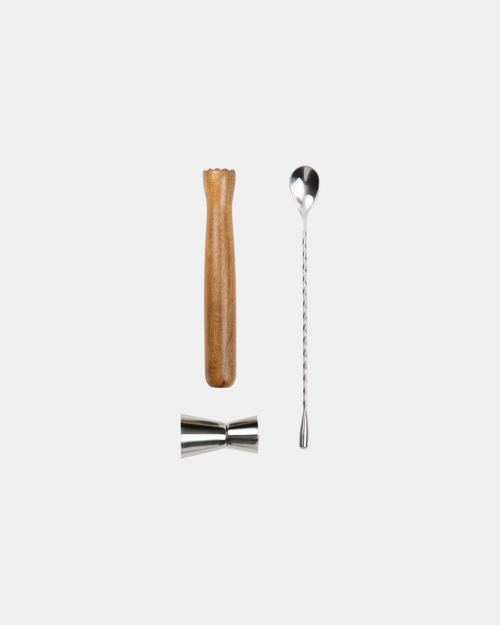 Set cocktail legno FSC Vinga Storia da personalizzare - Blu