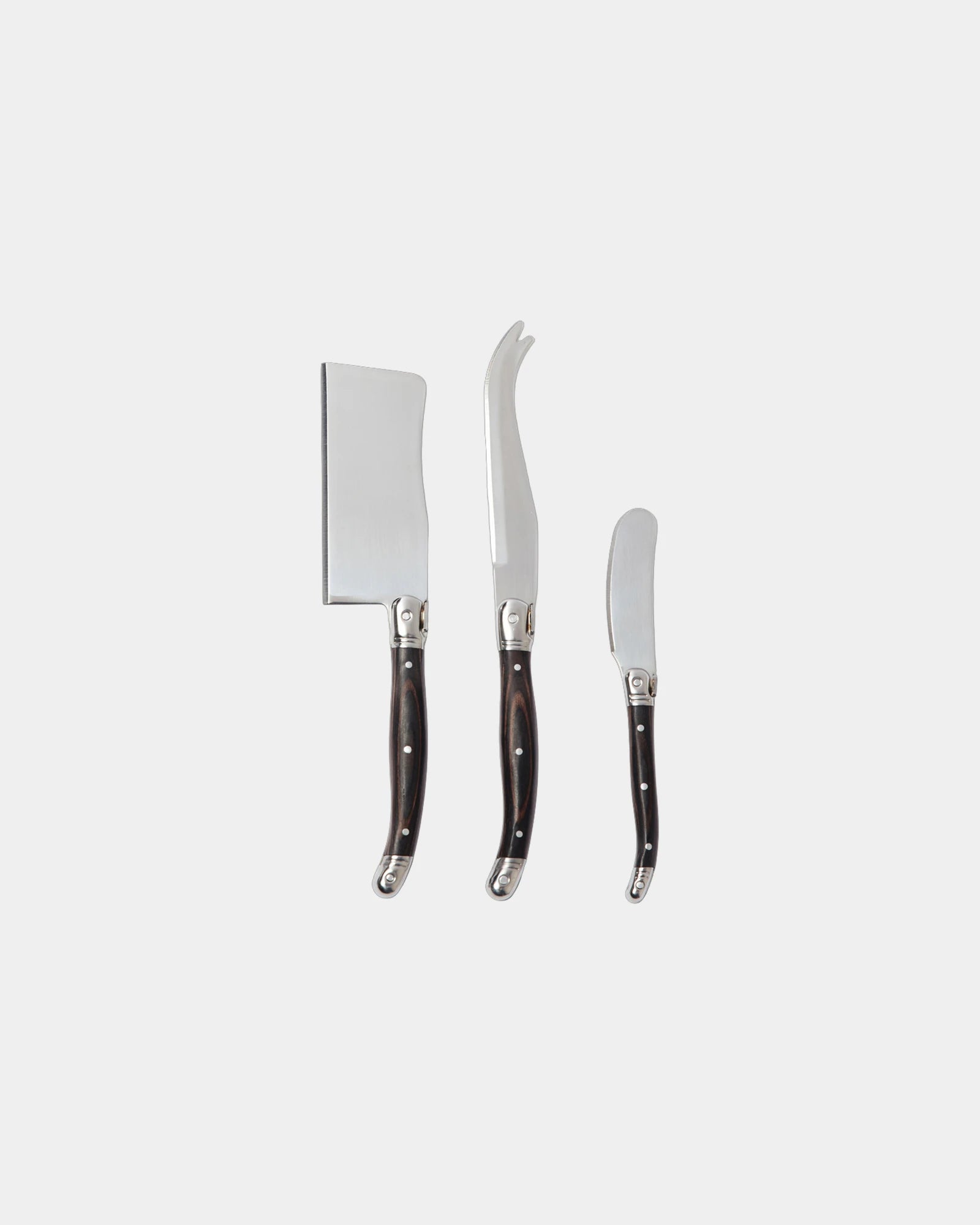 Set coltelli formaggio acciaio Gigaro da personalizzare - Acciaio