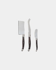 Set coltelli formaggio acciaio Gigaro da personalizzare - Acciaio
