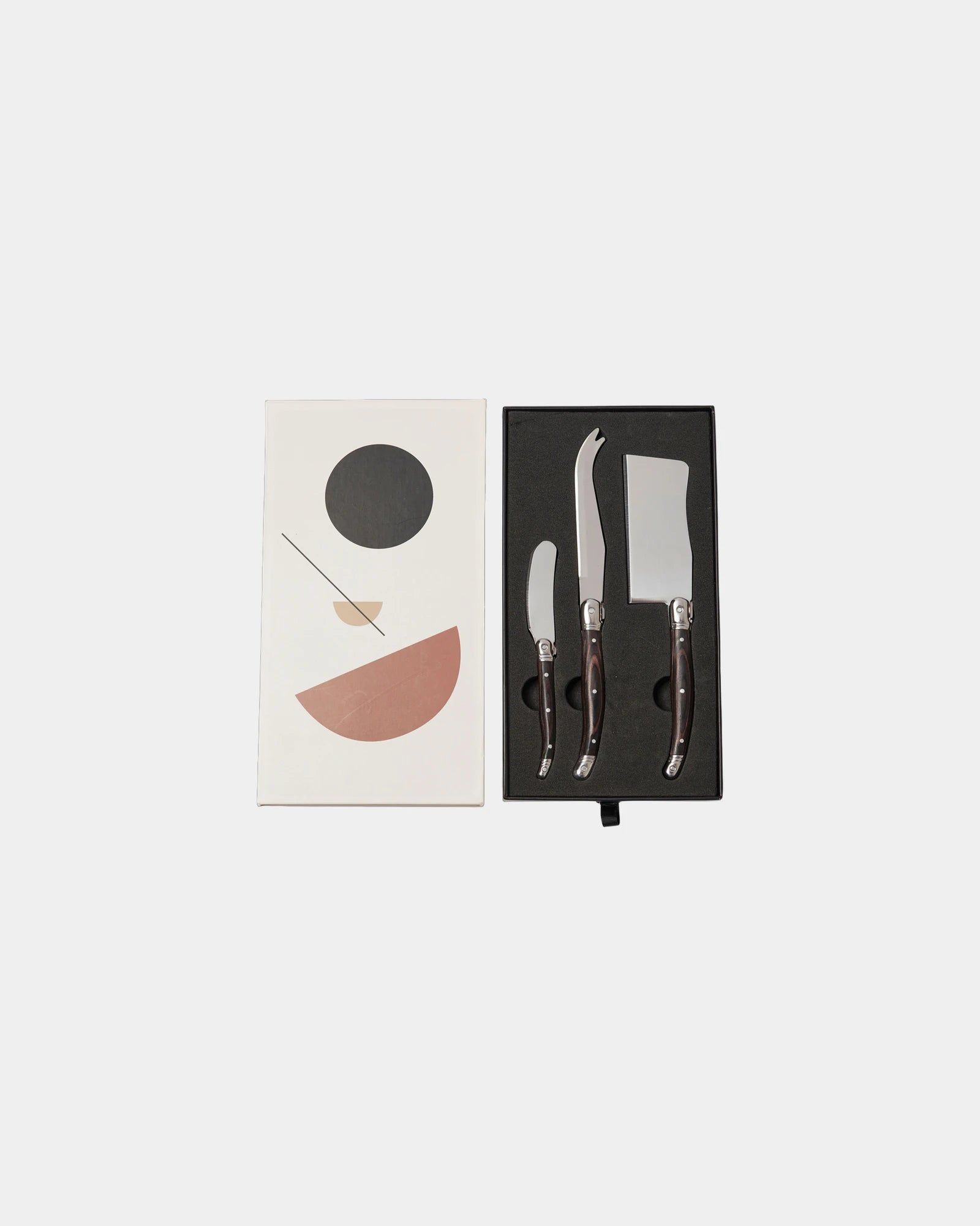 Set coltelli formaggio acciaio Gigaro da personalizzare - 1