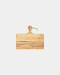 Tagliere in teak FSC Vinga Buscot da personalizzare - Marrone
