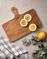 Tagliere in teak FSC Vinga Buscot da personalizzare - 4