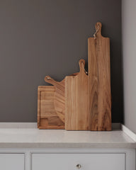 Tagliere rotondo teak FSC Vinga Buscot da personalizzare - 4