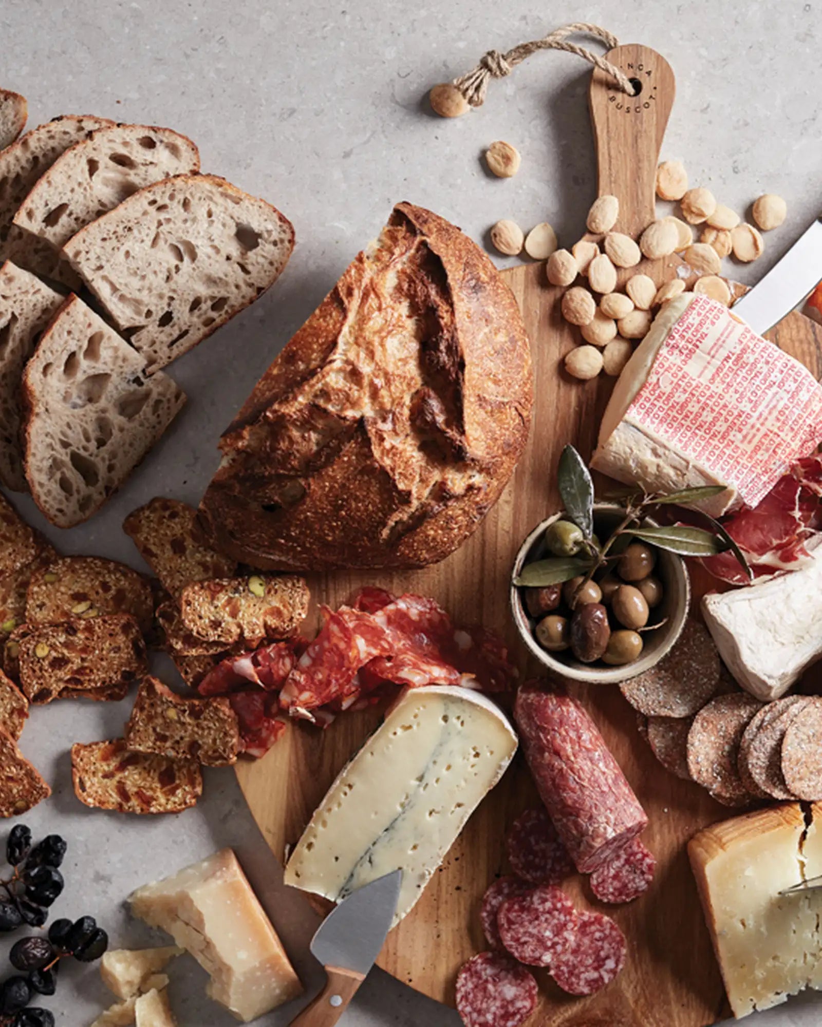 Tagliere rotondo teak FSC Vinga Buscot da personalizzare - 6