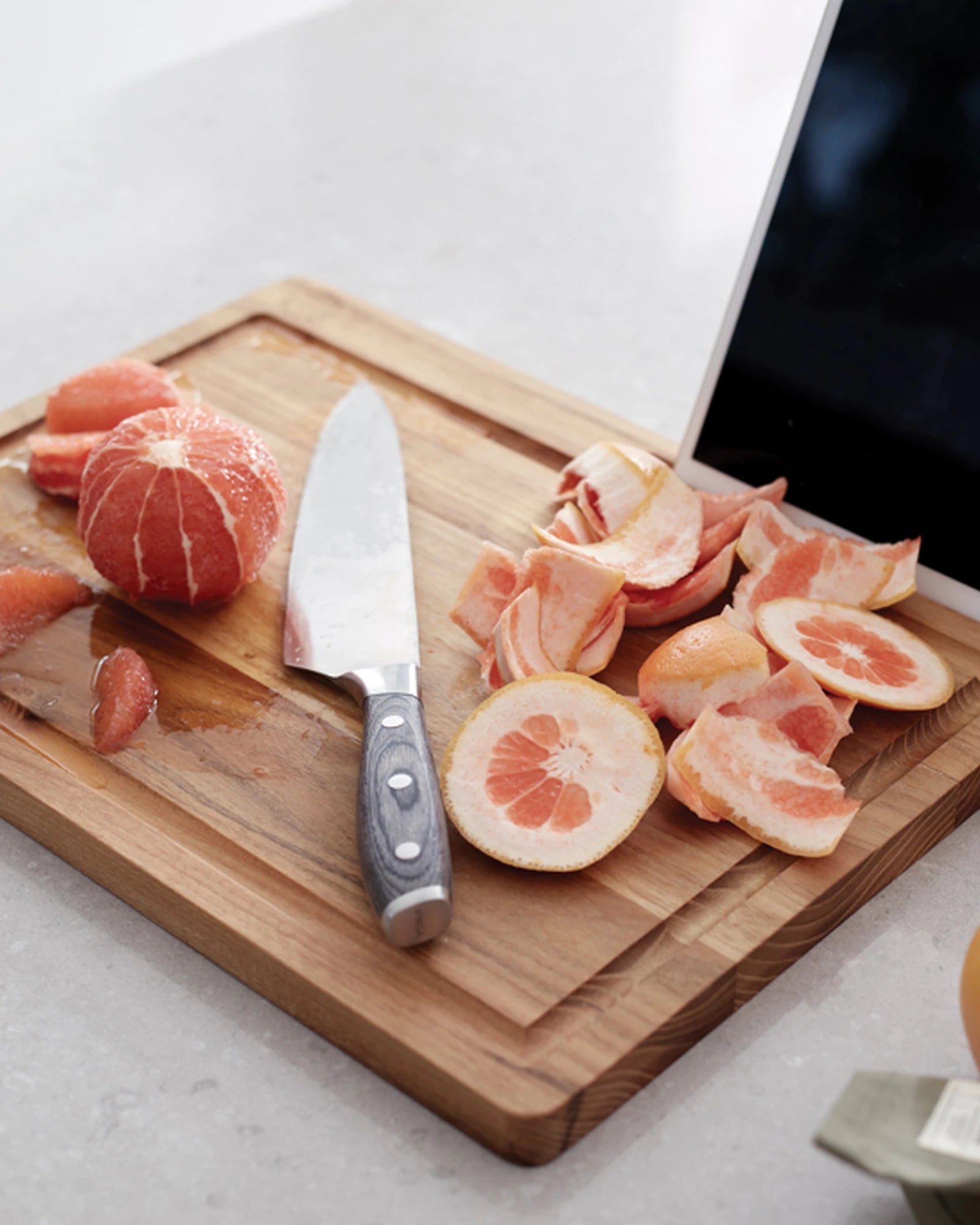 Tagliere in teak FSC Vinga Buscot da personalizzare - 5
