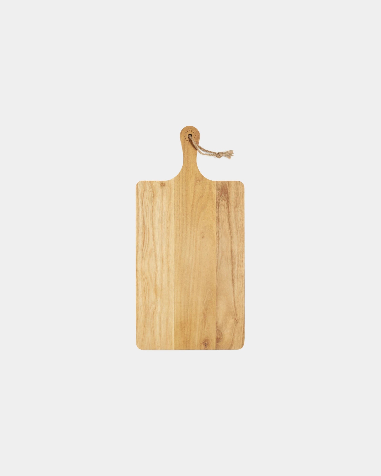 Tagliere legno teak FSC Vinga Buscot da personalizzare - Marrone