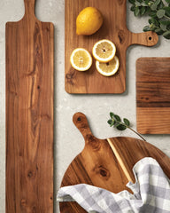 Tagliere teak FSC Vinga Buscot 75 cm da personalizzare - 5