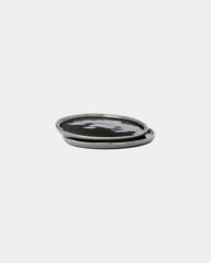 Set 2 piatti gres Vinga Nomimono 26,5cm da personalizzare - Nero