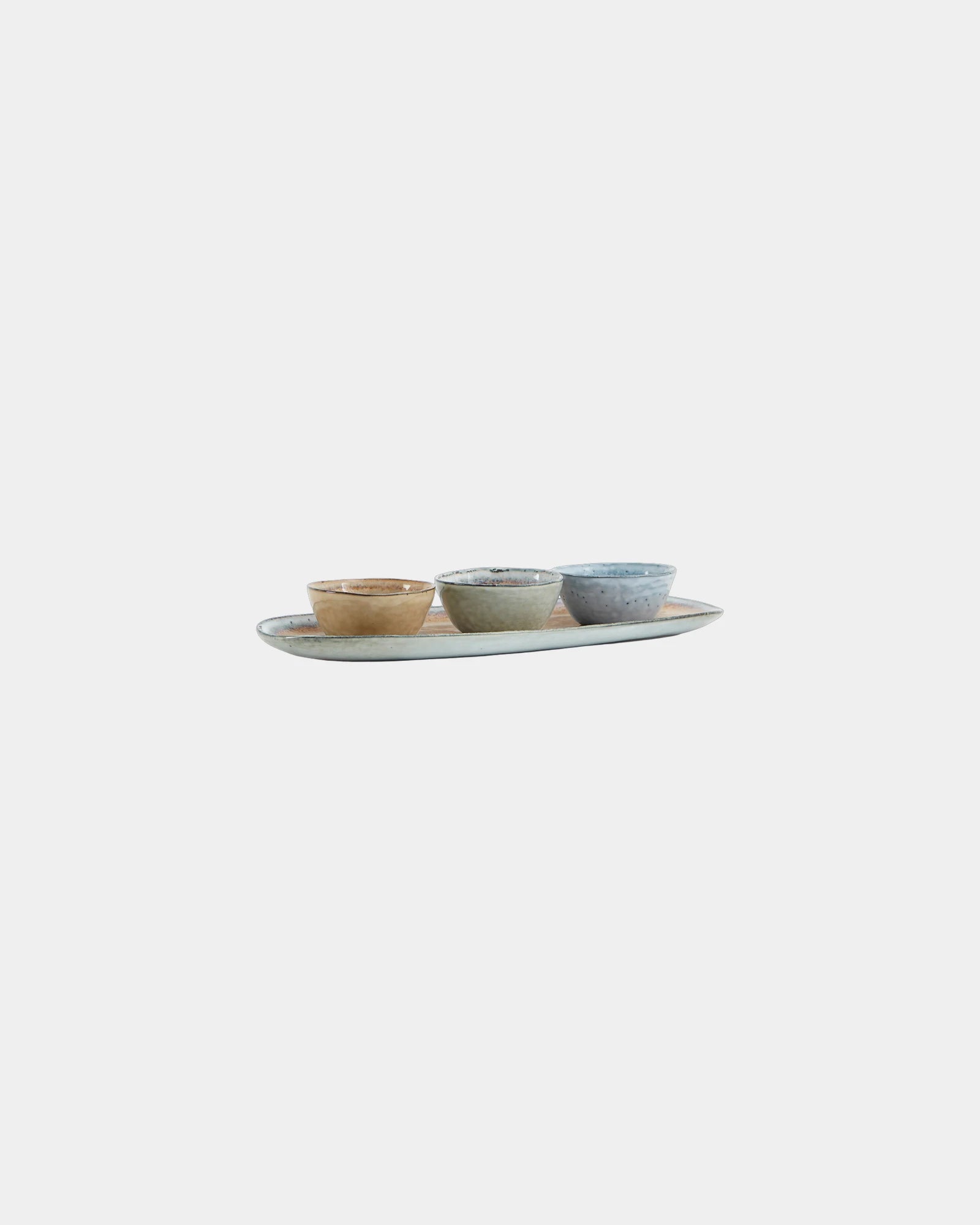 Set 3 ciotole gres Vinga da personalizzare - Beige