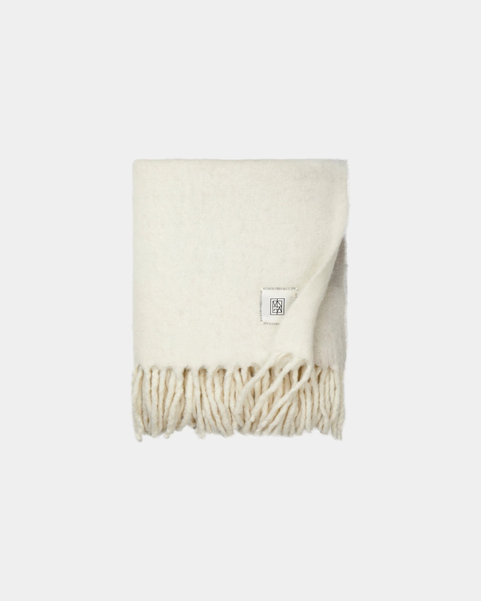 Plaid lana e acrilico Vinga Saletto da personalizzare - Beige