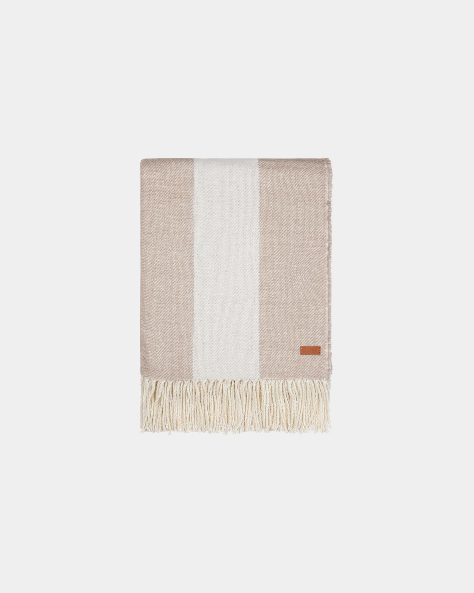 Coperta Aware polylana Vinga Tella da personalizzare - Beige