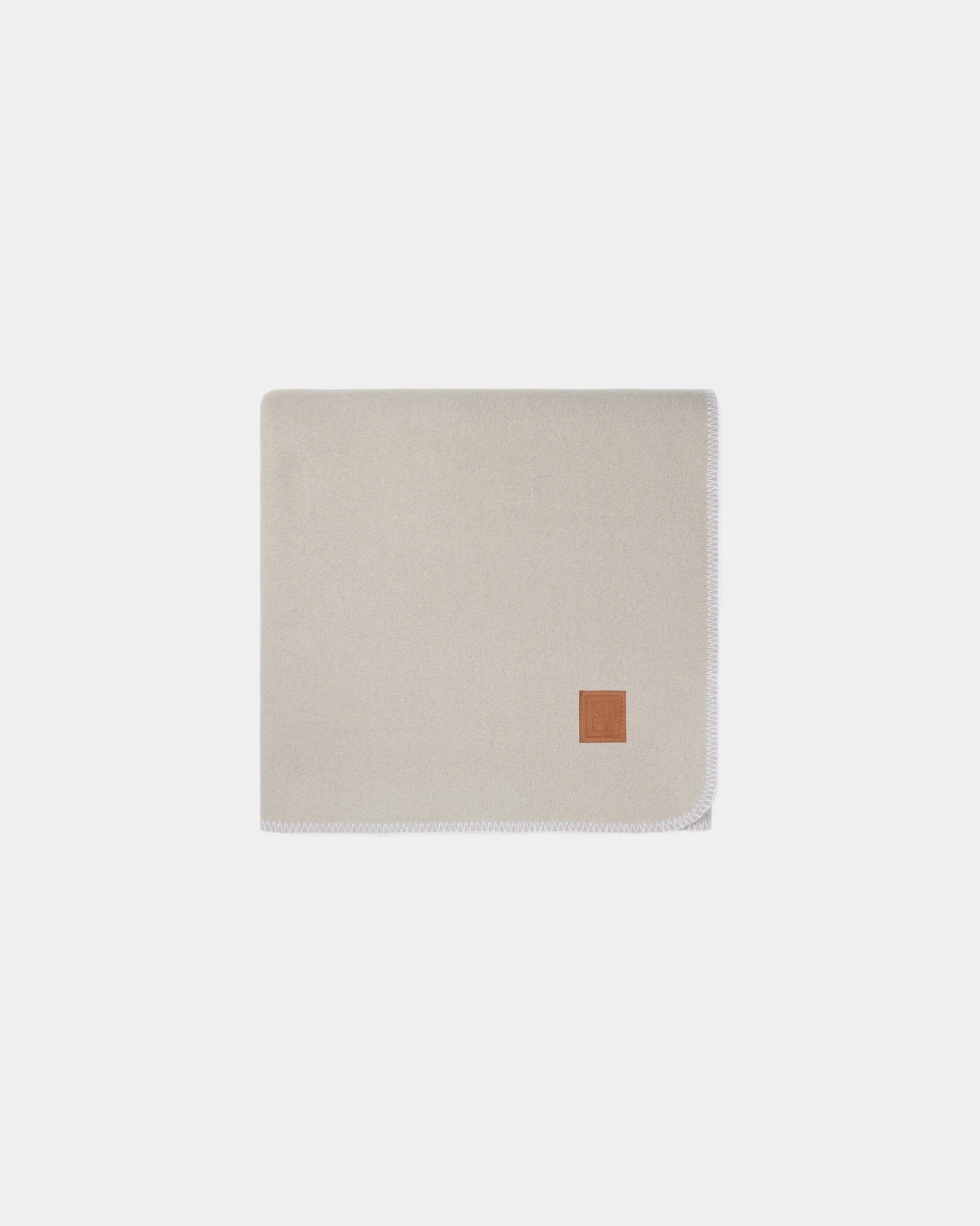 Coperta rPET bicolore Vinga Moulton da personalizzare - Beige