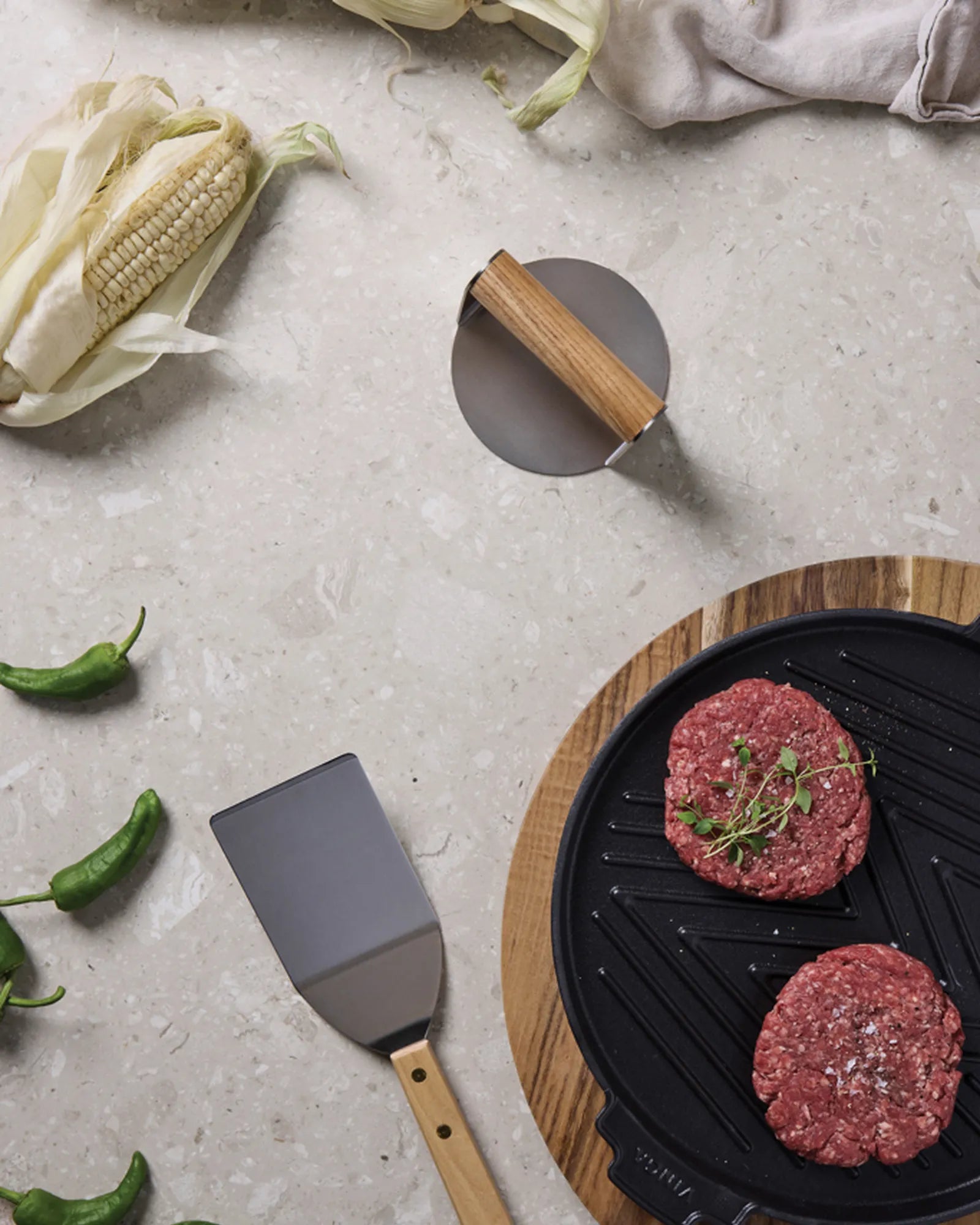Pressa per smash burger Vinga Paso da personalizzare - 5