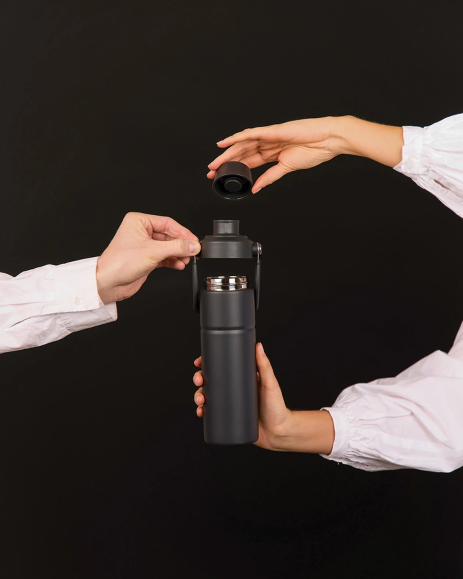 Borraccia termica acciaio riciclato 600ml da personalizzare - 8