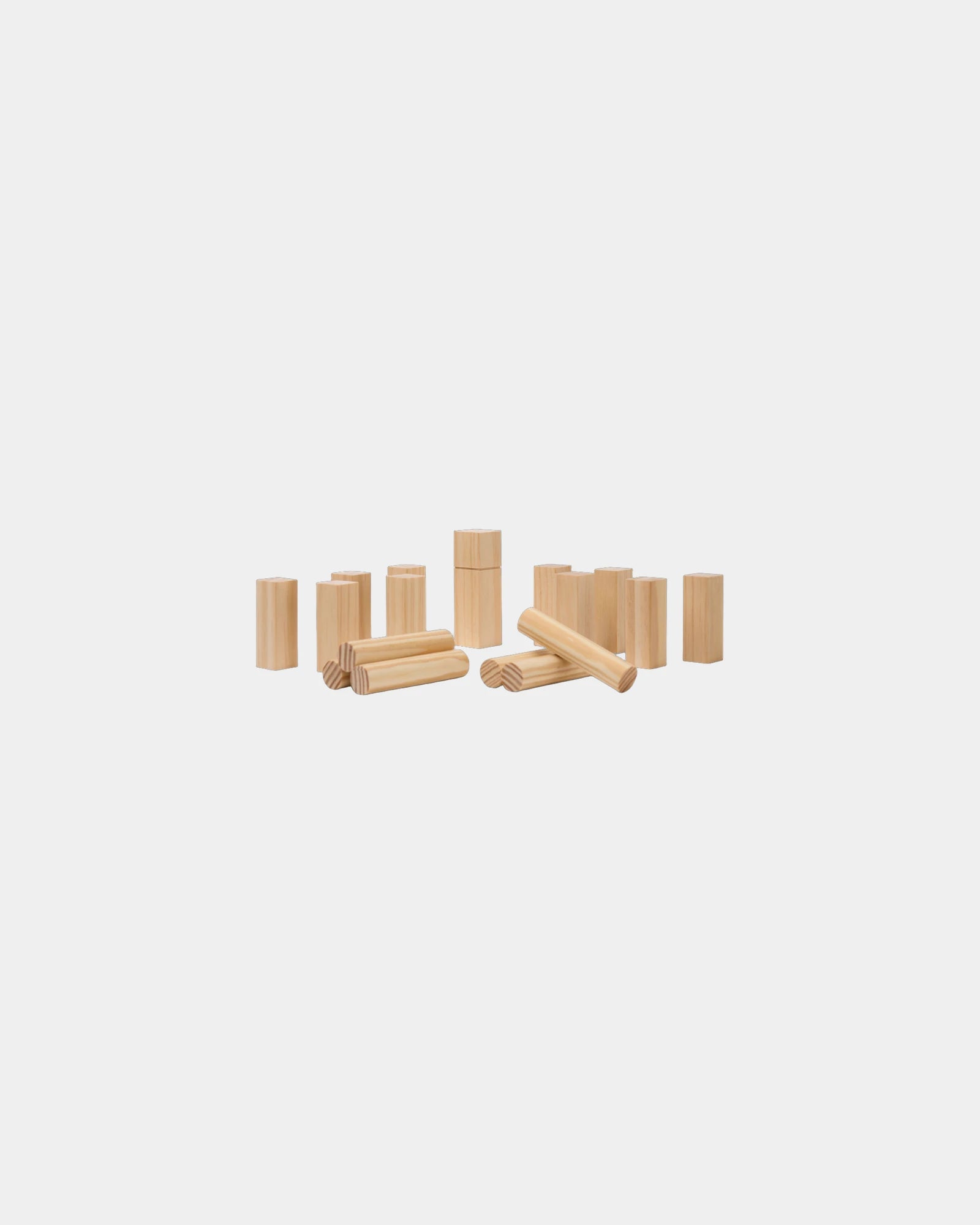 Mini gioco Kubb legno FSC Vinga da personalizzare - Marrone