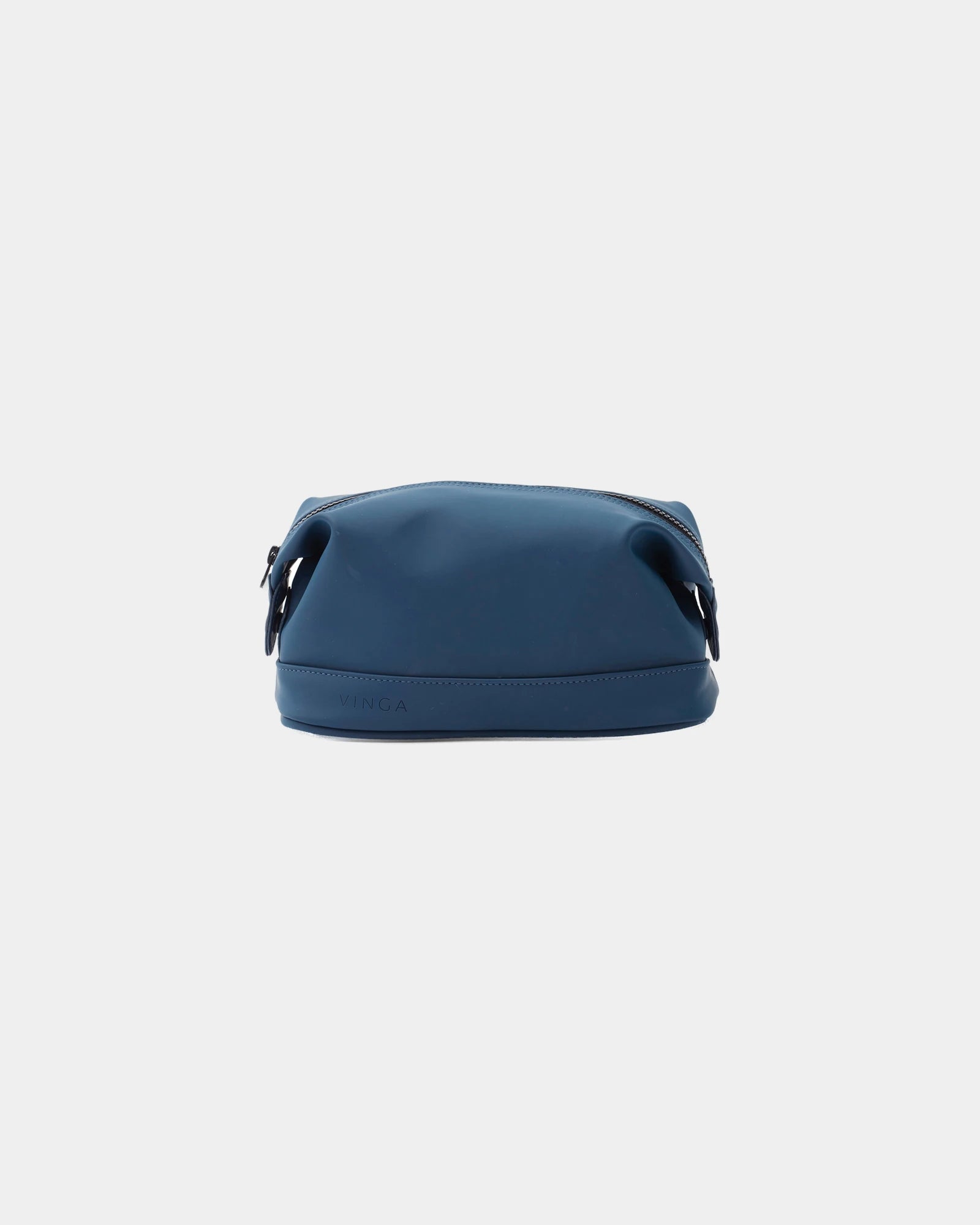 Beauty case nabuk-PU Vinga Baltimore da personalizzare - Blu Navy