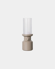 Lampada da tavolo riciclata Vinga Niori da personalizzare - Beige