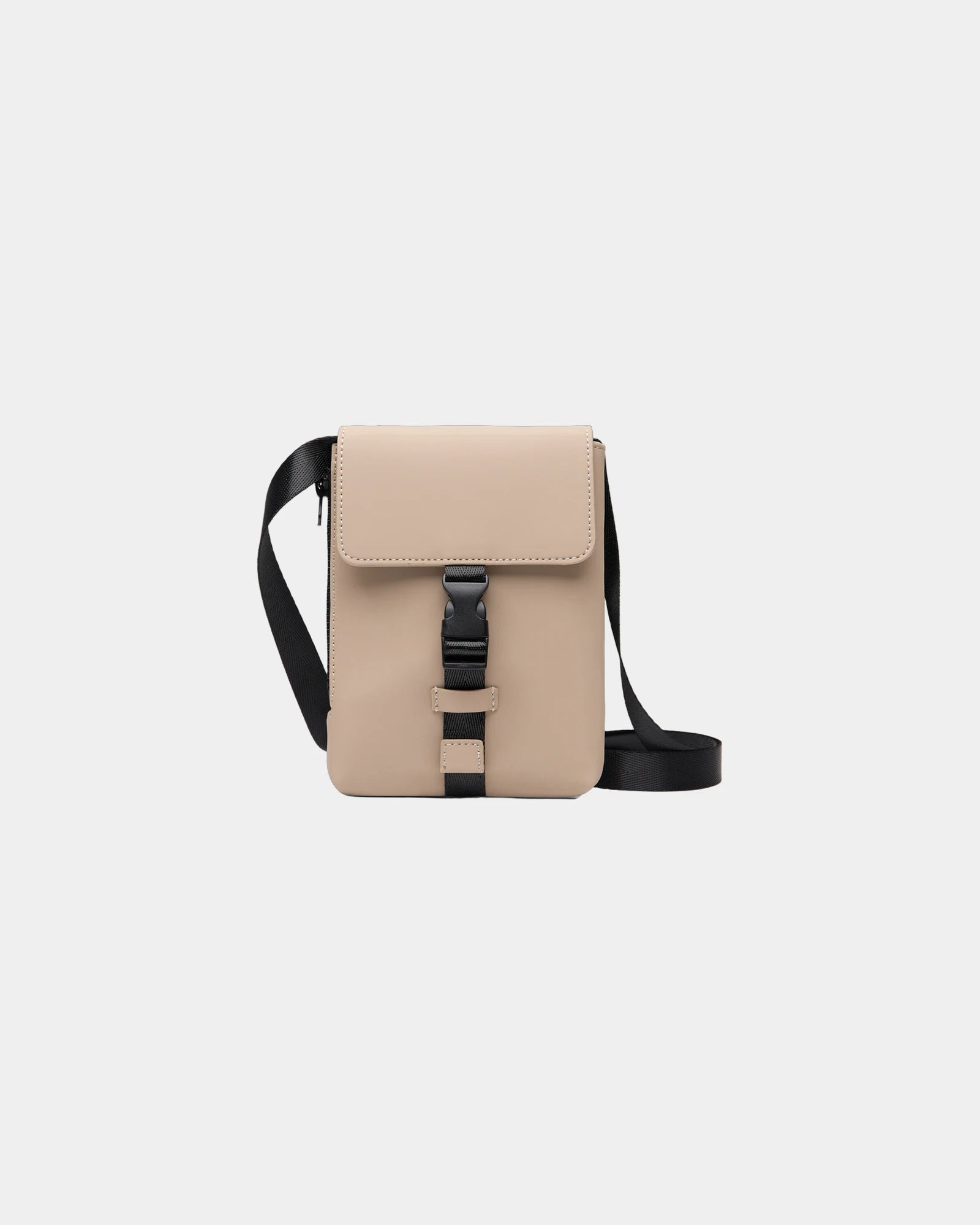 Borsa a tracolla riciclata Vinga Baltimore da personalizzare - Grigio écru