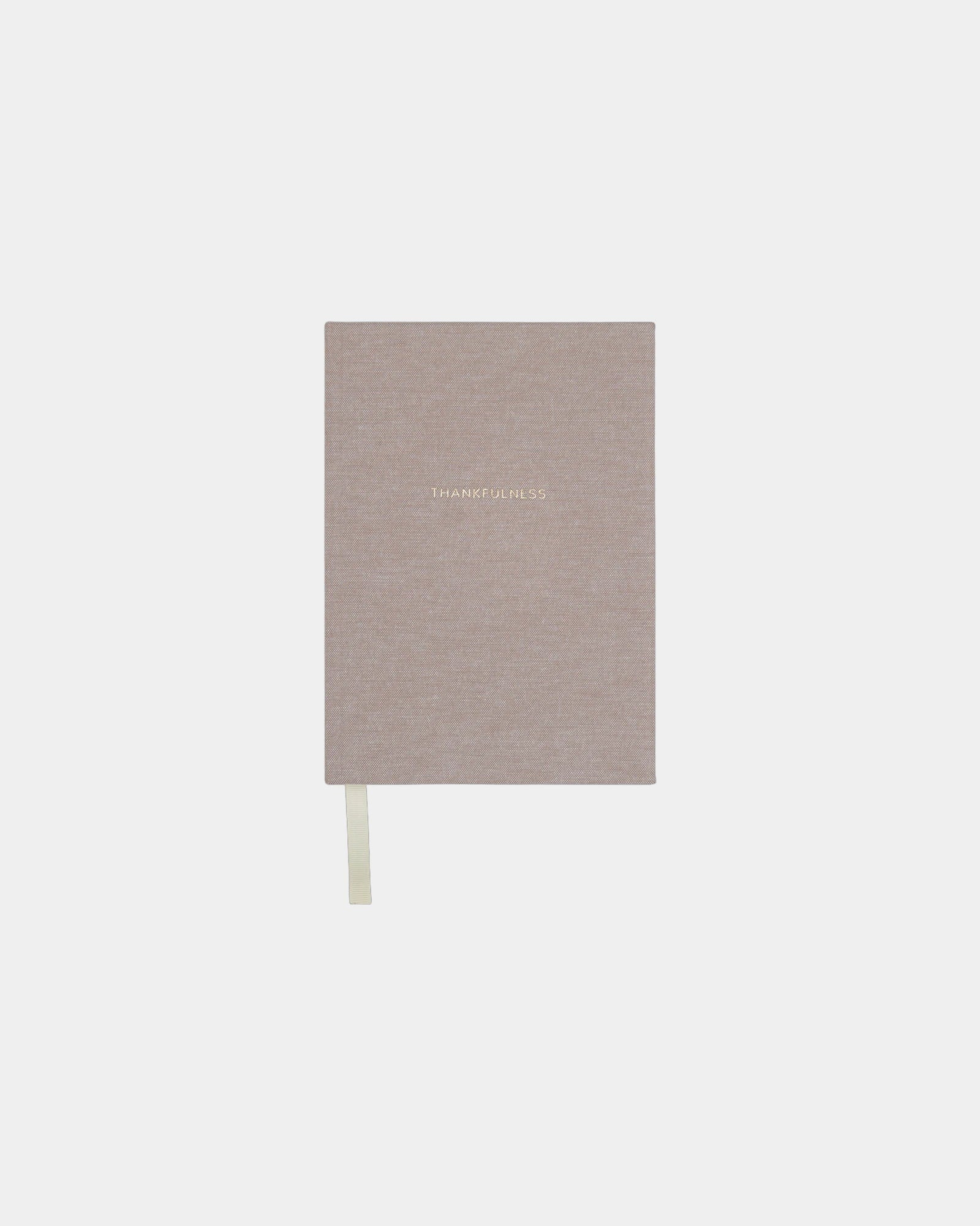 Taccuino carta riciclata GRS Thankfulness da personalizzare - Beige