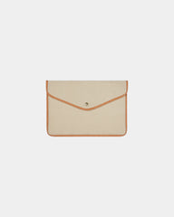 Custodia laptop 14" riciclata GRS Bosler da personalizzare - Beige