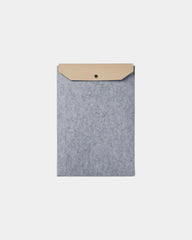 Custodia laptop 17" feltro riciclato Vinga da personalizzare - Grigio