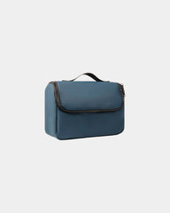 Beauty case nabuk-PU Vinga Baltimore da personalizzare - Blu Navy