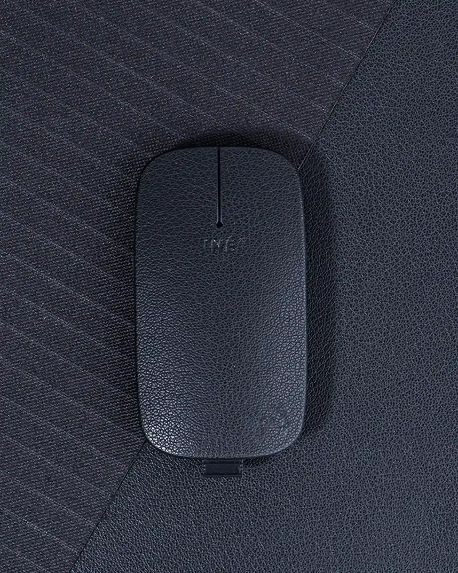 Mouse wireless riciclato cuoio rigenerato da personalizzare - 5