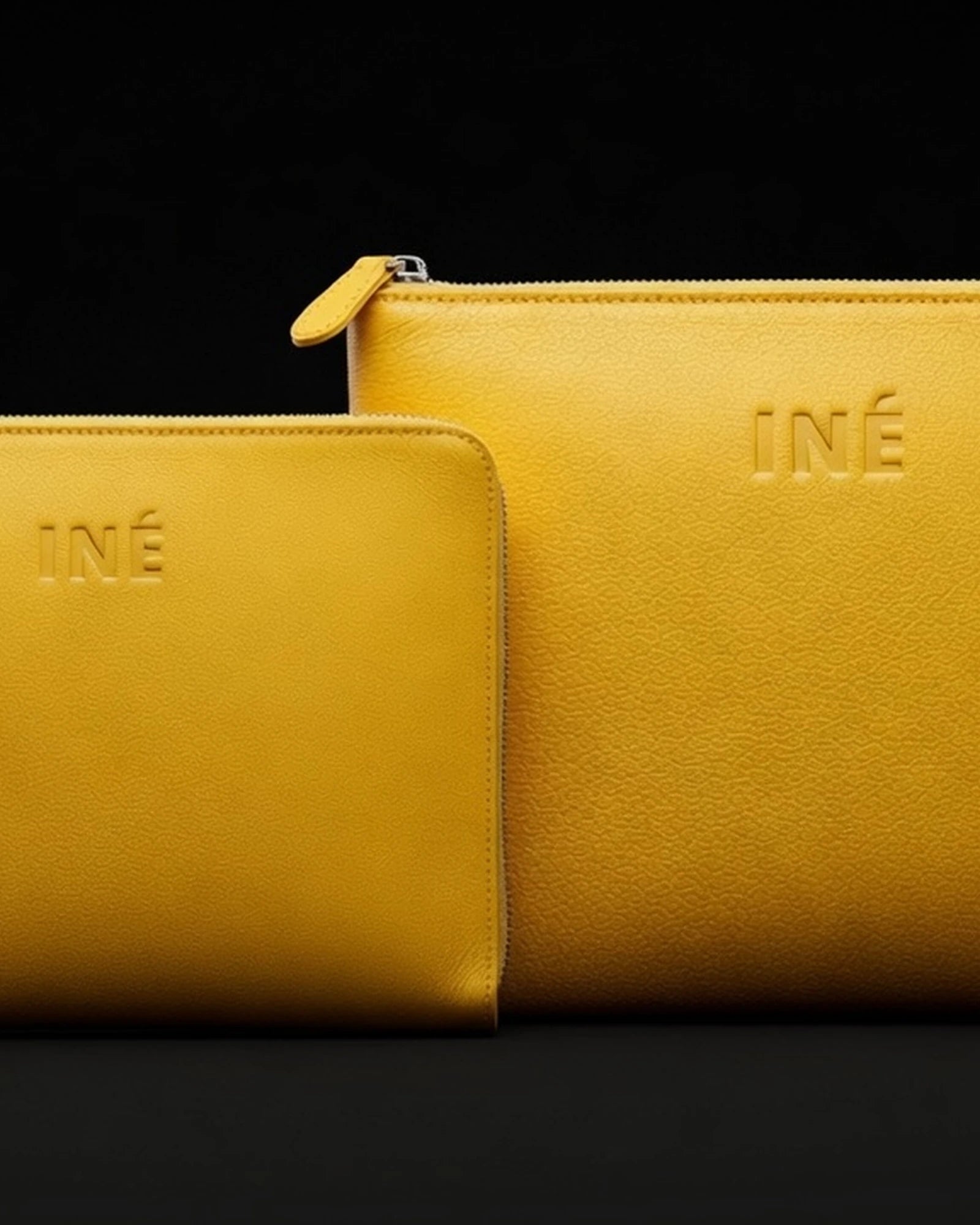 Pochette cuir recyclé INE 10/11" à personnaliser - 7