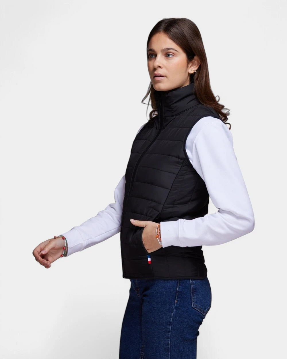Piumino senza maniche donna Made in France da personalizzare - 7