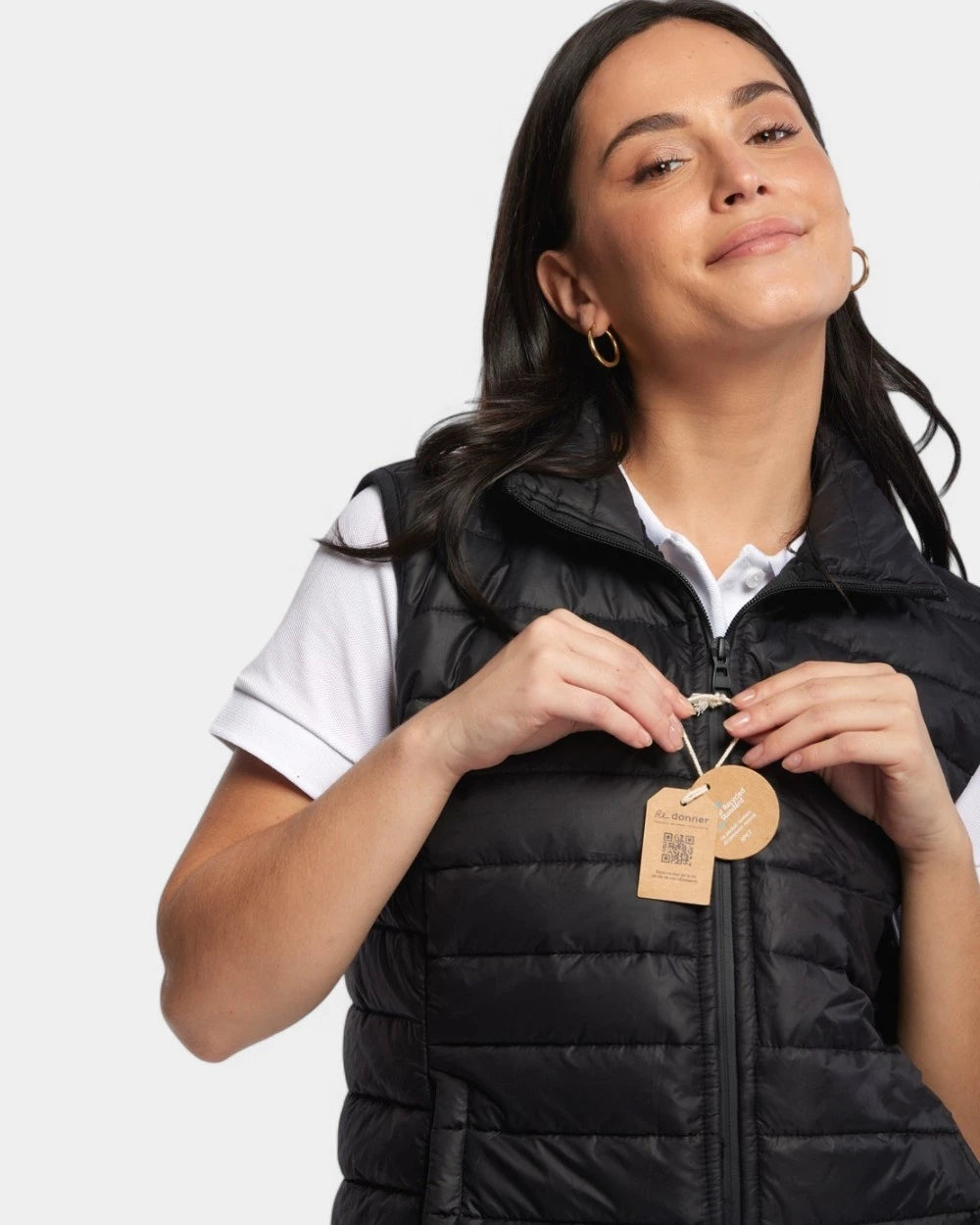Piumino senza maniche donna Made in France da personalizzare - 1
