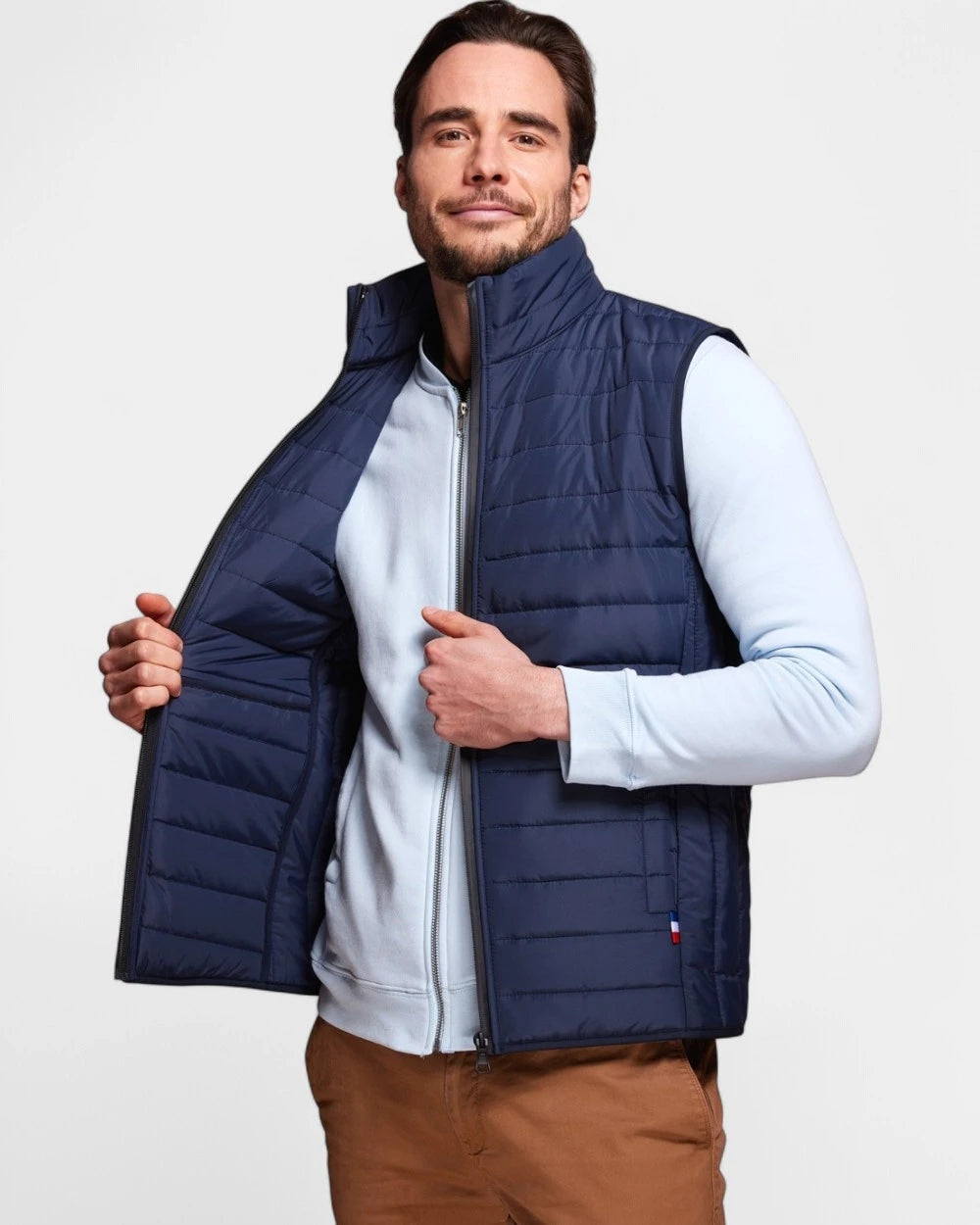 Piumino senza maniche uomo Made in France da personalizzare - 7