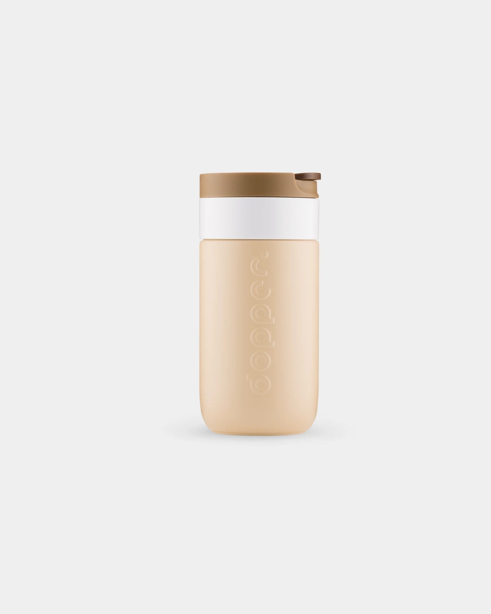 Tazza termica acciaio riciclato 300ml da personalizzare - Marrone Terra