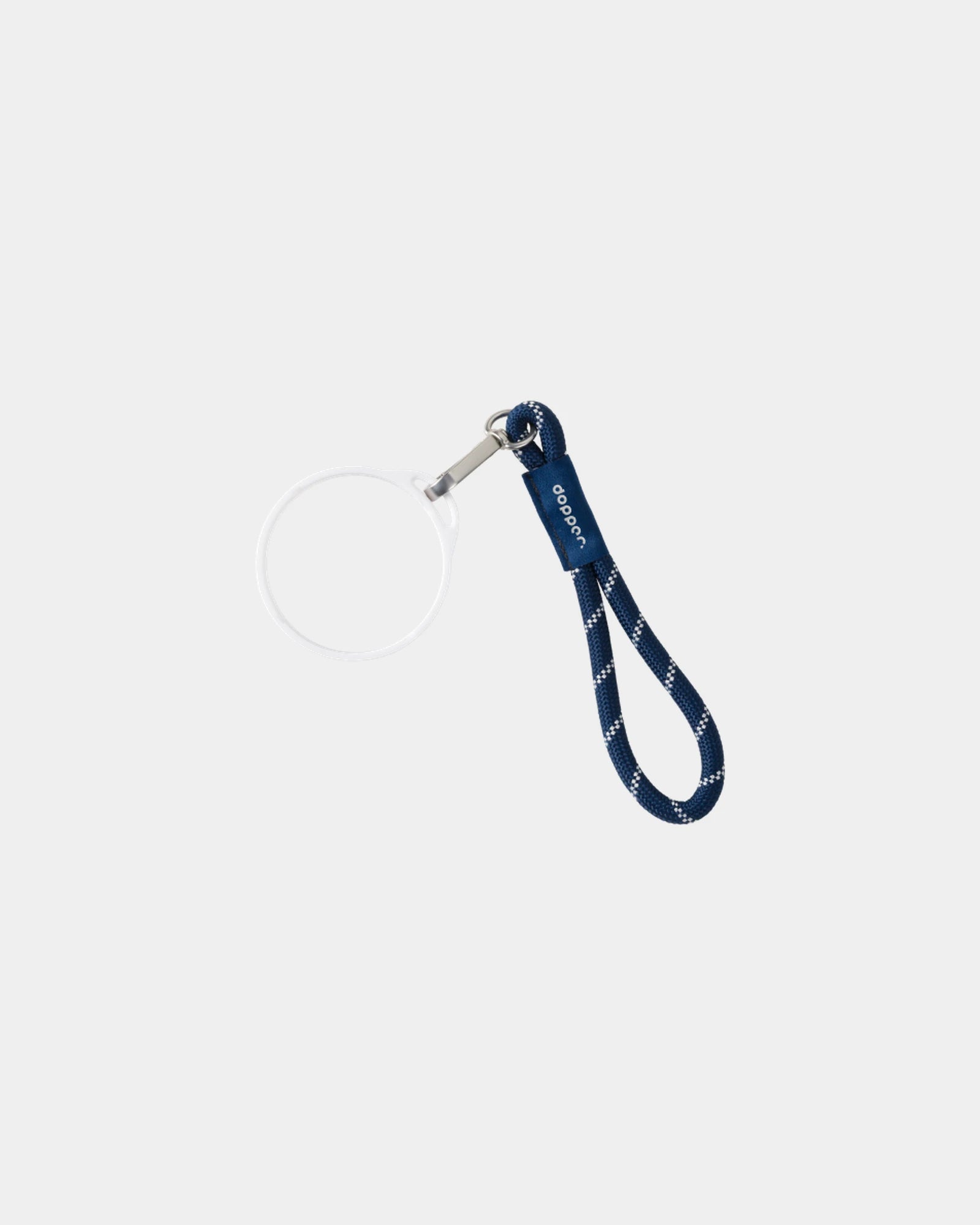 Cordino da polso rPET Dopper da personalizzare - Argento Notte