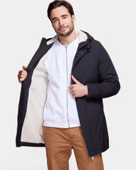 Parka lungo interno sherpa da personalizzare - 2