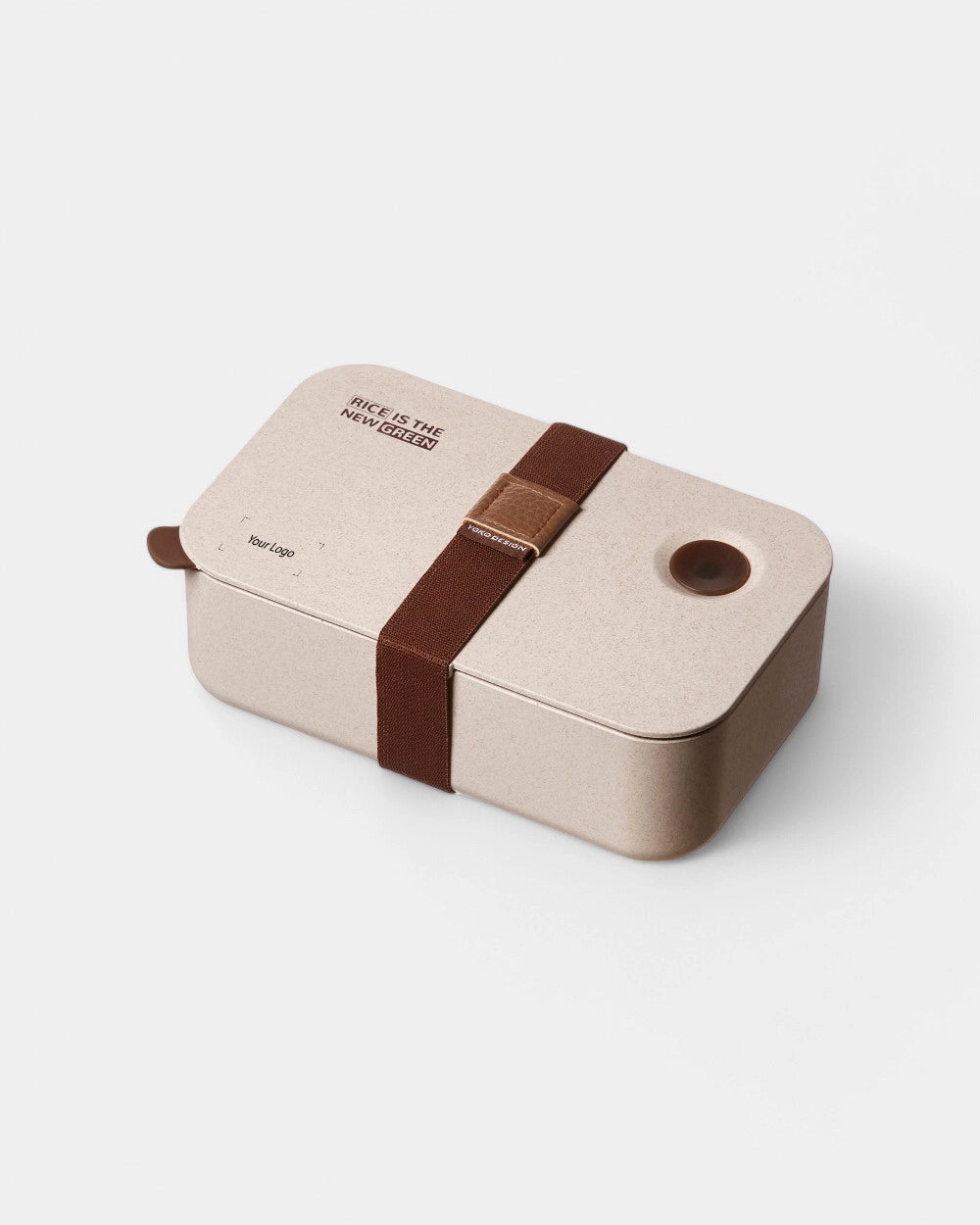 Lunchbox in fibra di legno da personalizzare - 1