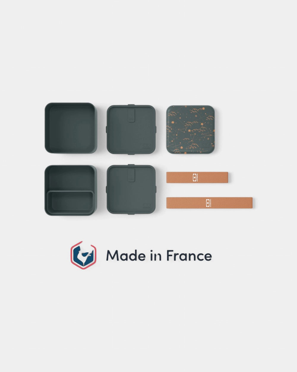 Lunchbox square made in France personalizzabile - 44