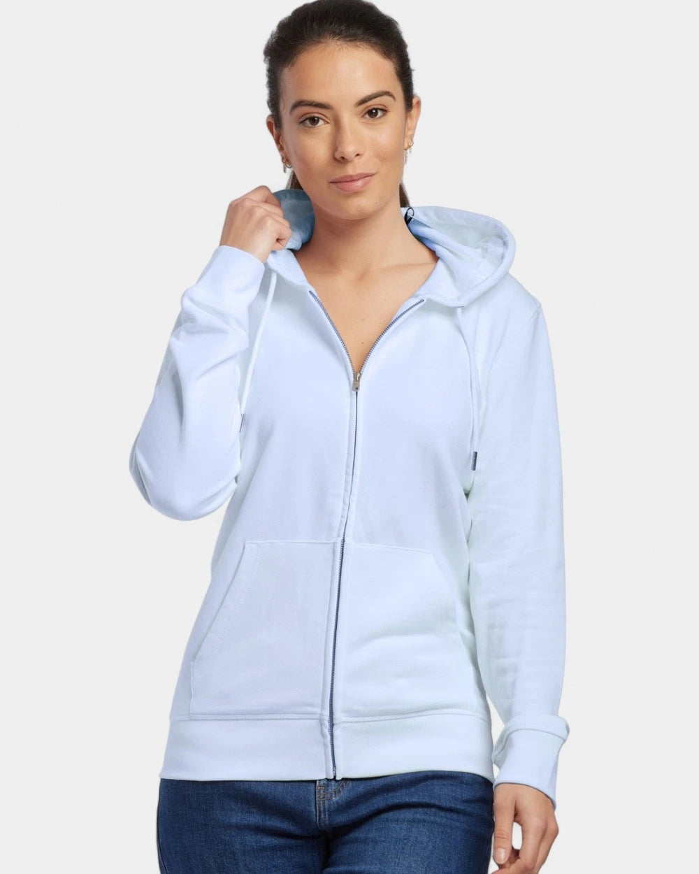 Hoodie con zip unisex Made in France da personalizzare - 11