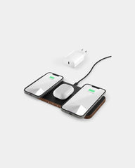 Stazione di ricarica wireless in legno personalizzabile - 1