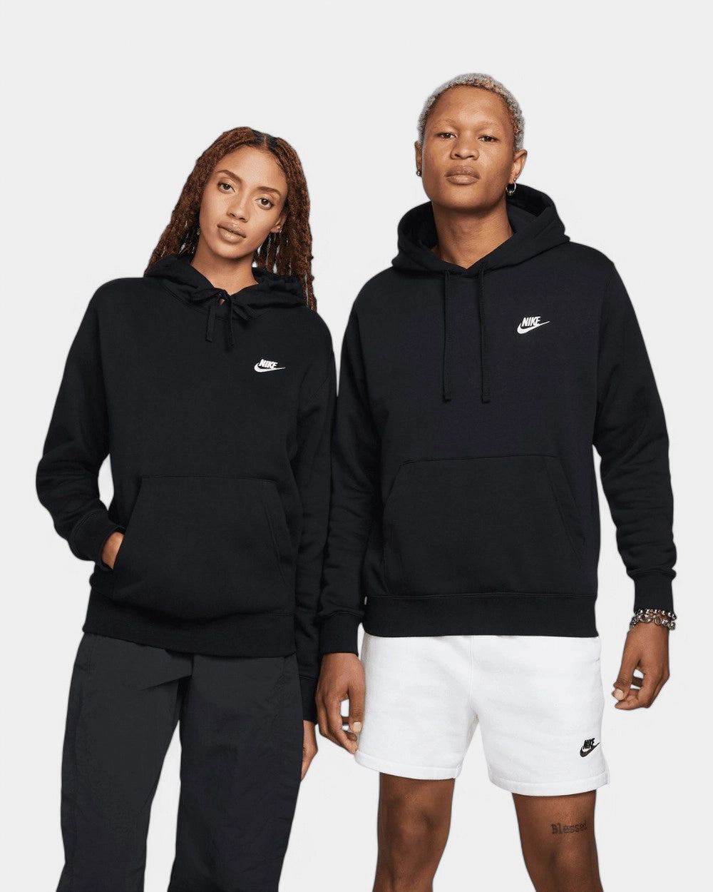 Hoodie girocollo Nike Sportswear Club da personalizzare