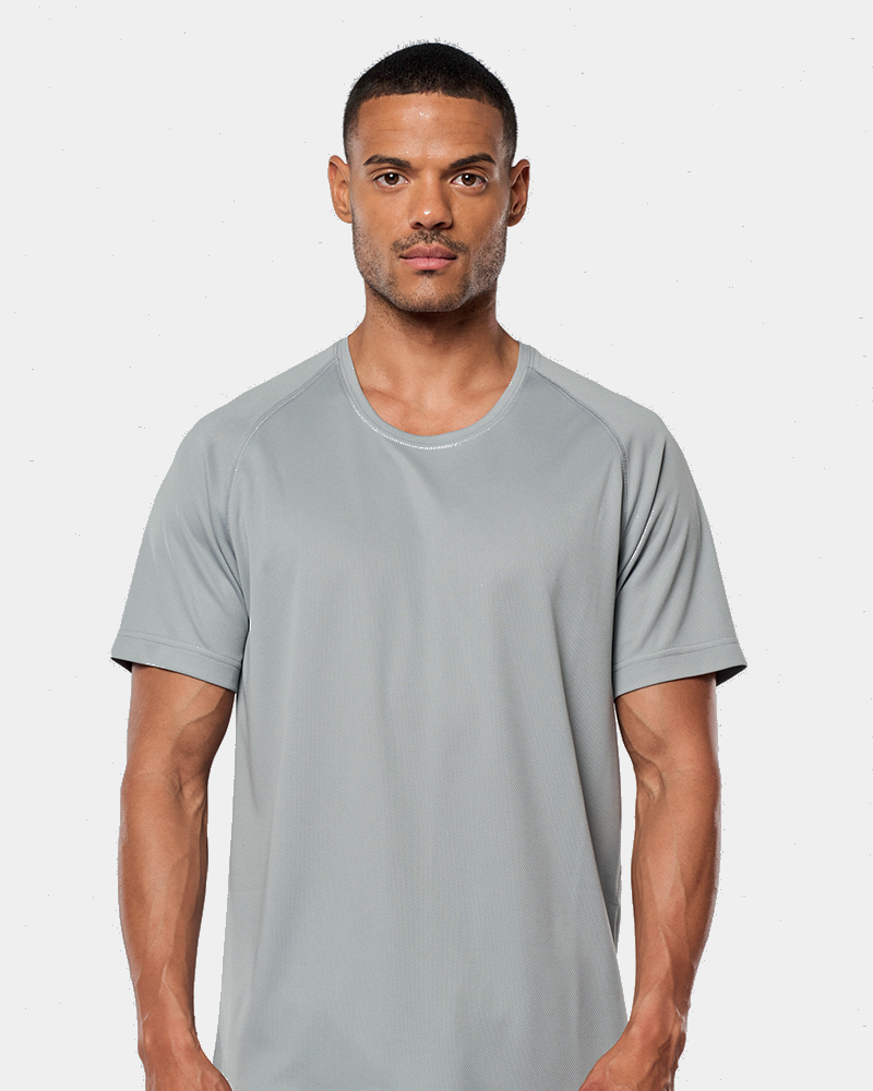 T-shirt sportiva da uomo 100% riciclata personalizzabile