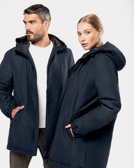 Parka con cappuccio unisex personalizzabile