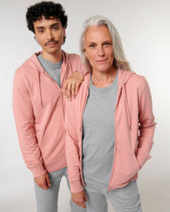 Felpa con zip unisex personalizzabile in cotone bio - 11