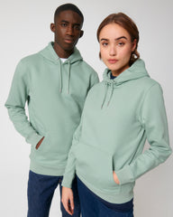 Felpa con cappuccio iconica da personalizzare in cotone bio - 21
