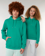 Felpa con cappuccio iconica da personalizzare in cotone bio - 22